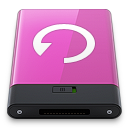 Pink Backup W Icon
